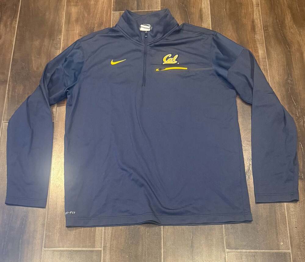 Nike Cal Golden Bears Dri-FIT 1/4 Zip Pullover